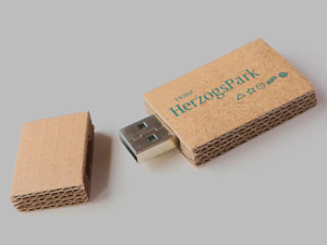 Abbildung: USB Papier CLASSIC recycled